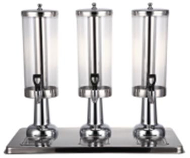 Buffet Triple Juice Dispenser/Catering Juice Container