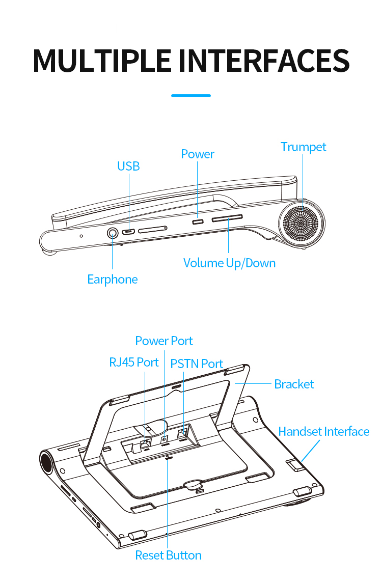 4G HD Wireless Desktop Phone for Crystal Clear Communication