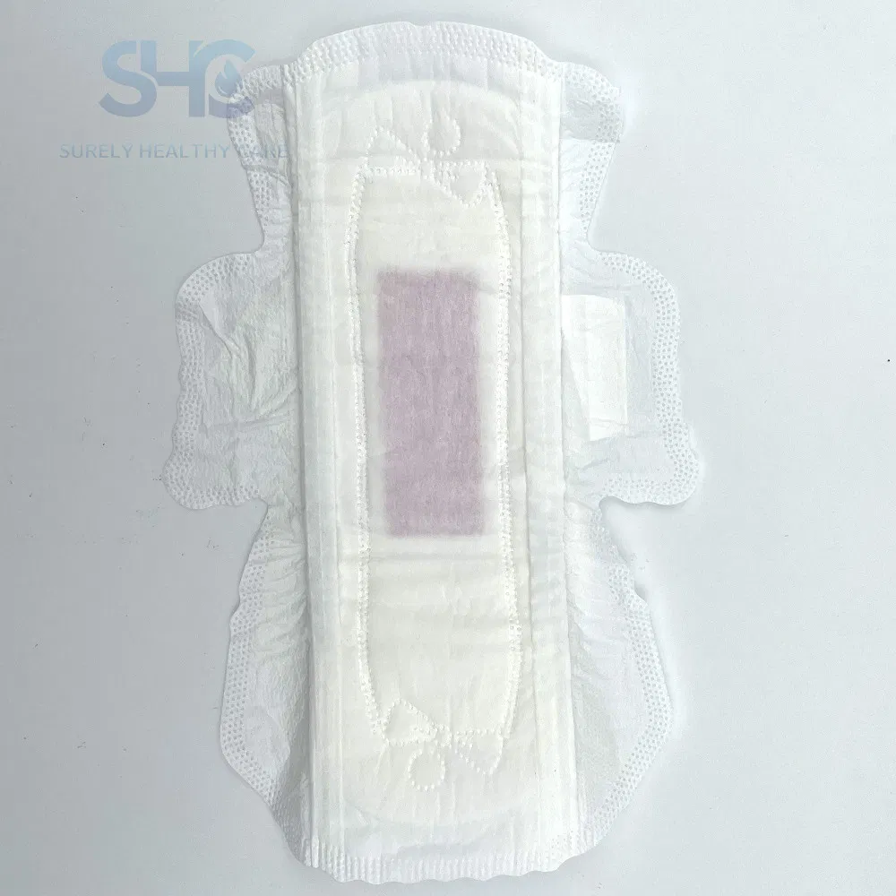 OEM Disposable Organic Cotton Feminine Sanitary Napkins Pads Super Absorbent Menstrual Napkins