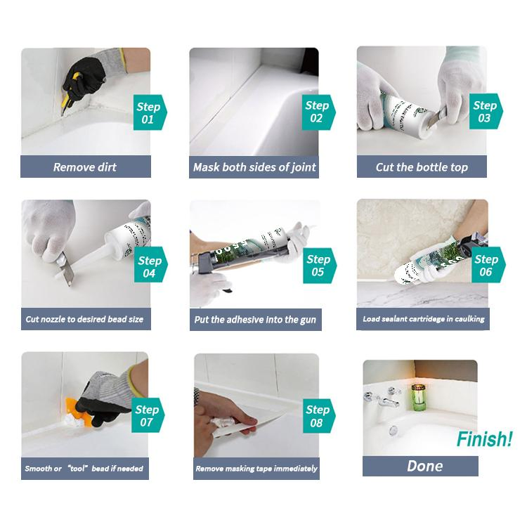 Wholesale Price Neutral Gp Glass Waterproof Clear Weatherproof Silicone Sealant
