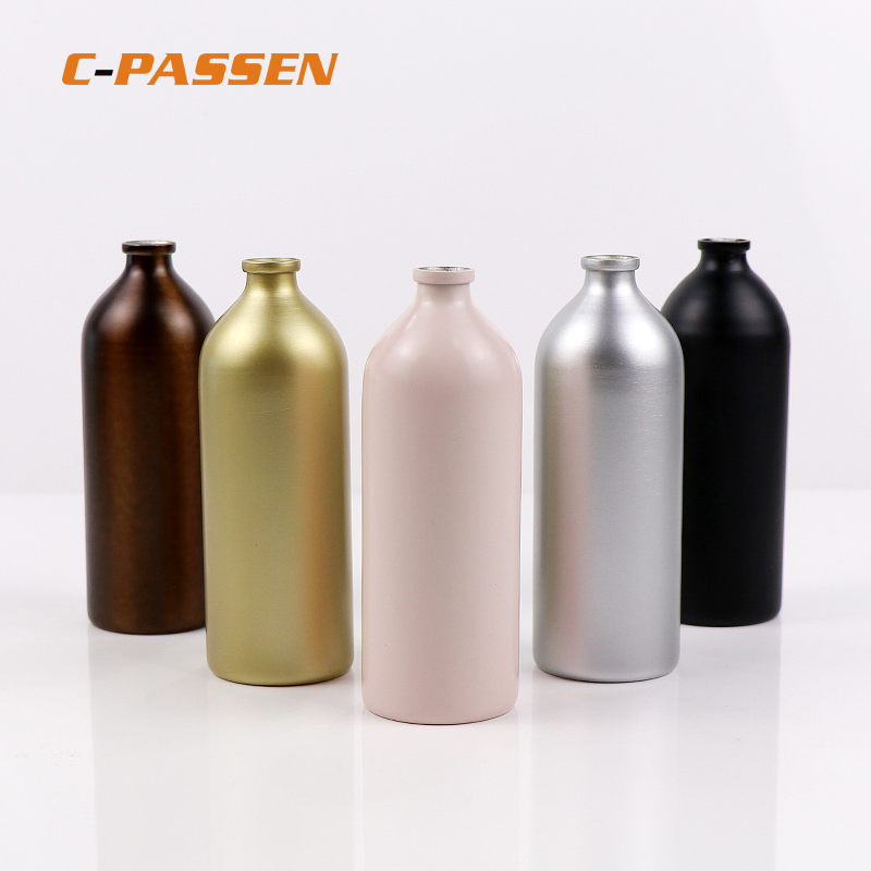 UV Coating and Printing Perfume Screw Neck or Crimp Neck Aluminium Spray Bottle for Body Spray