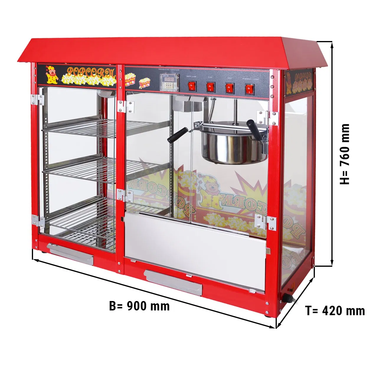Industrial Heating Popcorn Making Machine for Sale