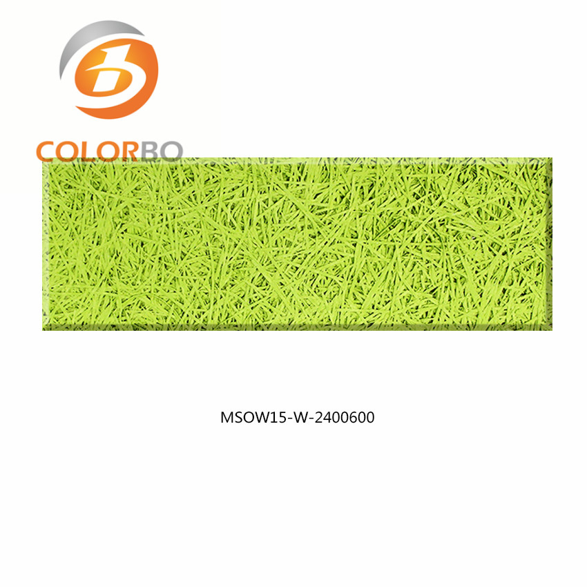 Colorful Class a Fireproof Wood Wool Acoustic Panel