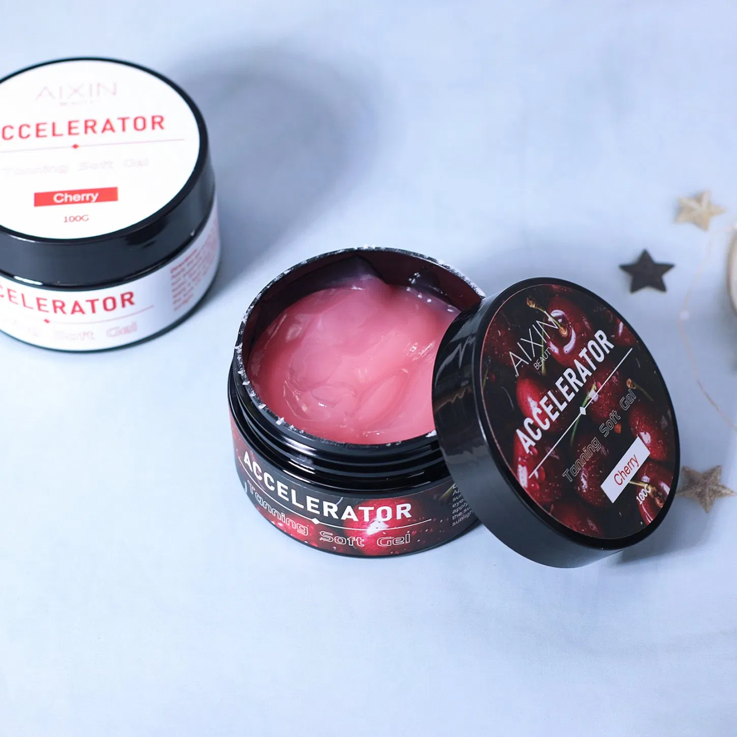 Beauty Cosmetics Skin Care Tan Accelerator Dark Intensive Tanning Cherry Tanning Gel