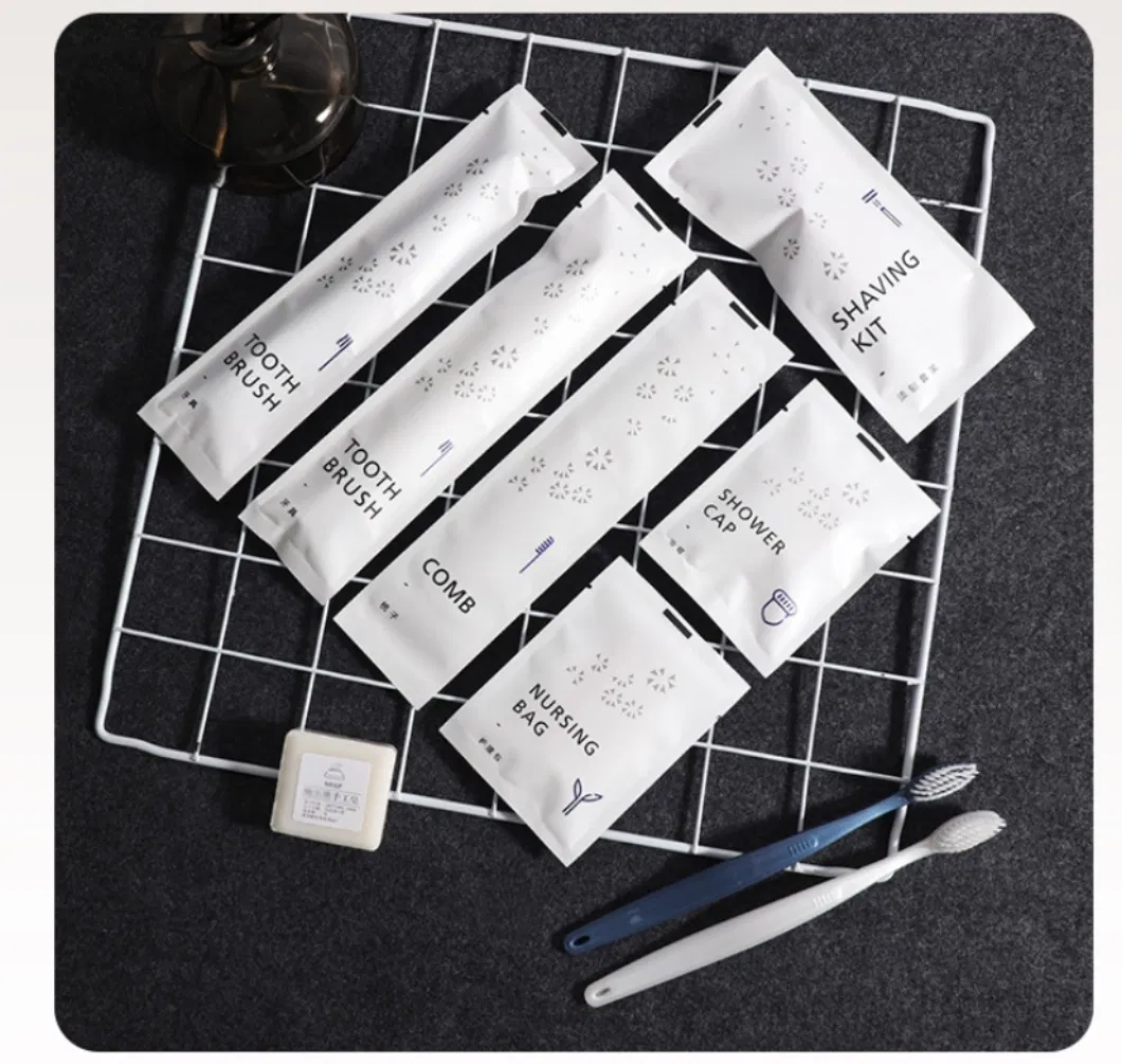 Customized Hotel Amenities Set Travel Disposable Hotel Toothbrush Kit