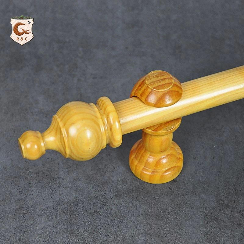 Manufacture Customize Window Wooden Curtain Rod Set