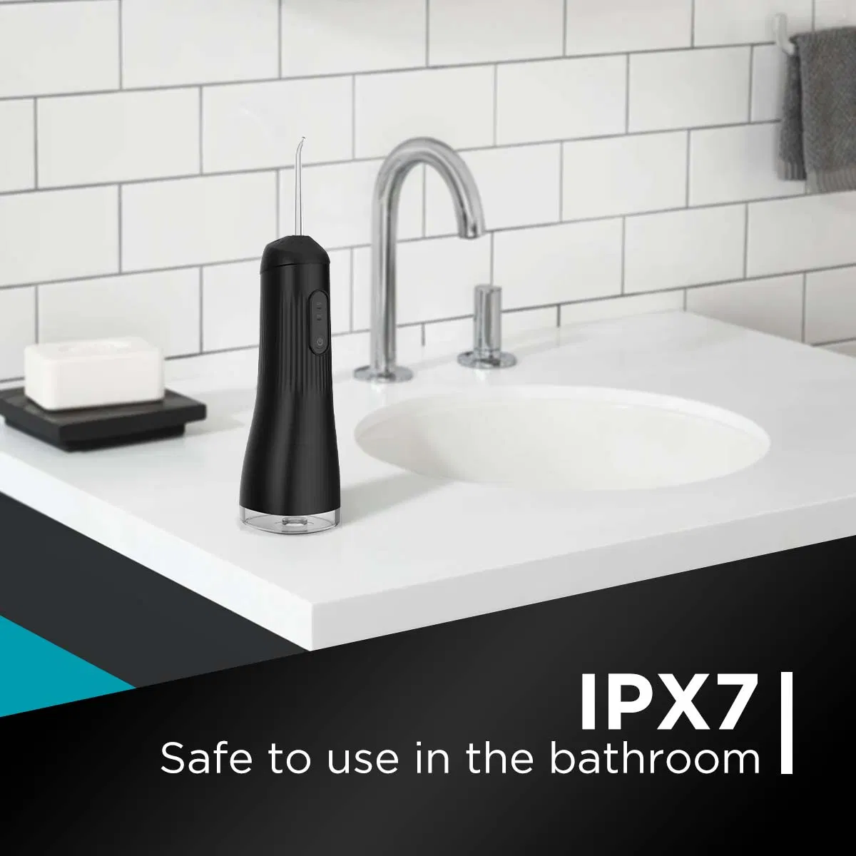 Free OEM Ipx7 Waterproof Portable Dental Water Jet Teeth Water Flosser Oral Irrigator for Home Travel