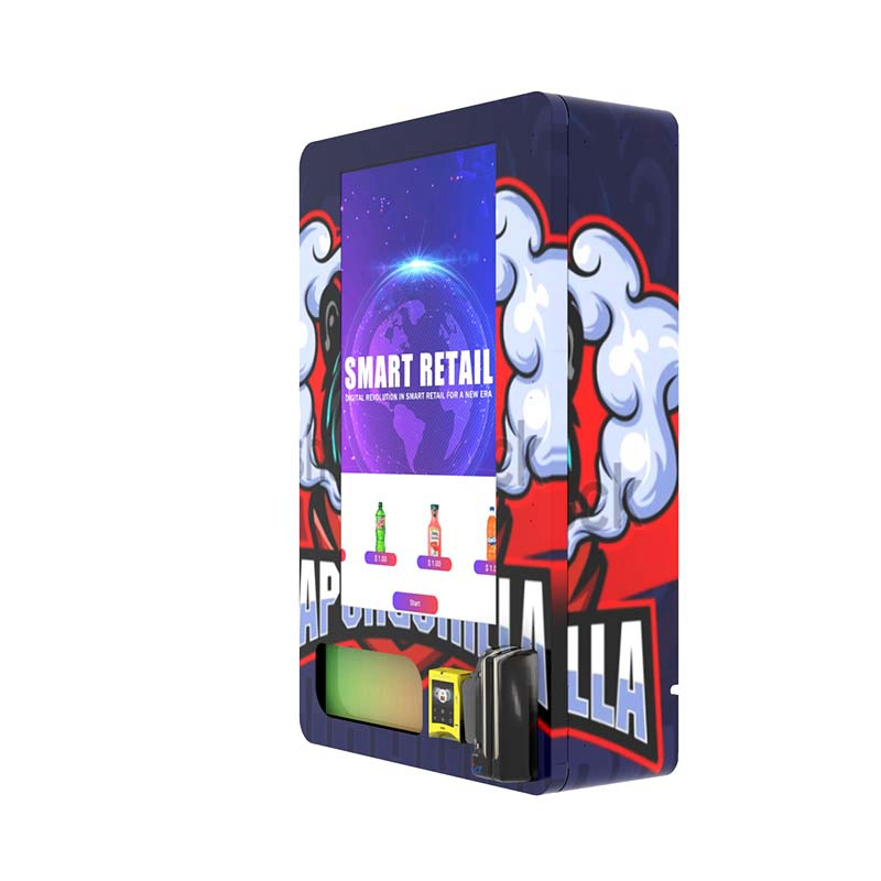 Hot Selling Zhongda 24 Hours Mini Vending Machine Touch Screen Vape Vending Machine in Bars