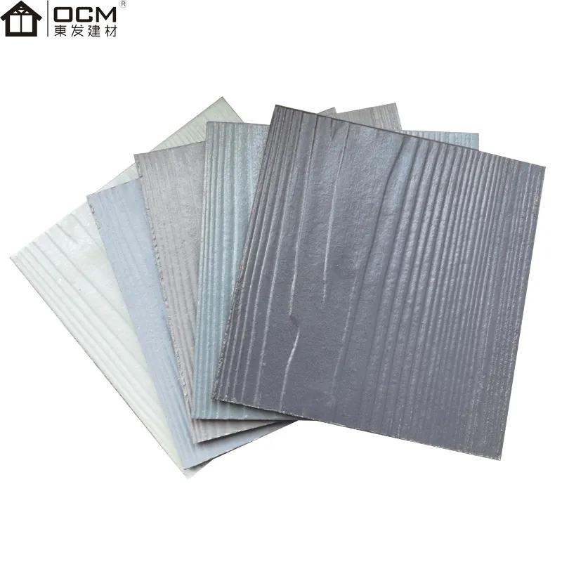 Thermal Insulation Wood Texture Cement Board Energy Efficient Exterior Wall Cold Climate