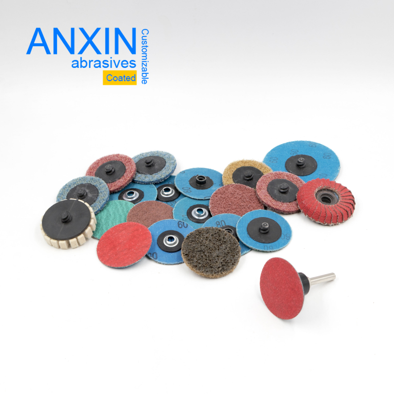 25mm and 50mm Non-Woven Quick Change Discs for Wood and Metal Grinding