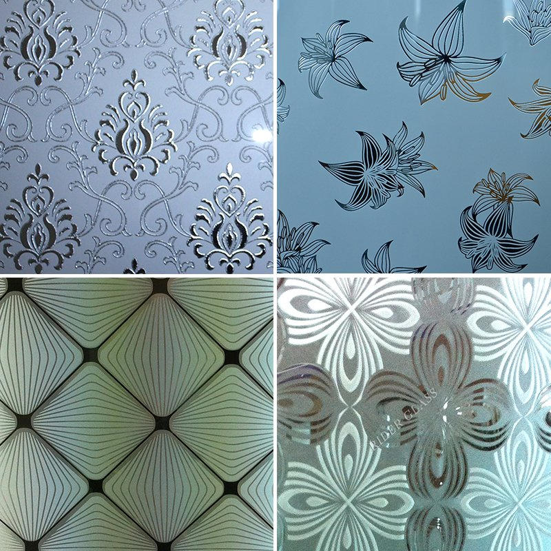 3-6mm Am-87 Decorative Acid Etched Frosted Art Architectural Glass