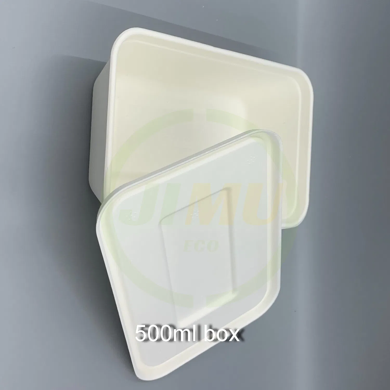 500ml 650ml Disposable Biodegradable Sugarcane Bagasse Tableware Factory Food Container Box Lid