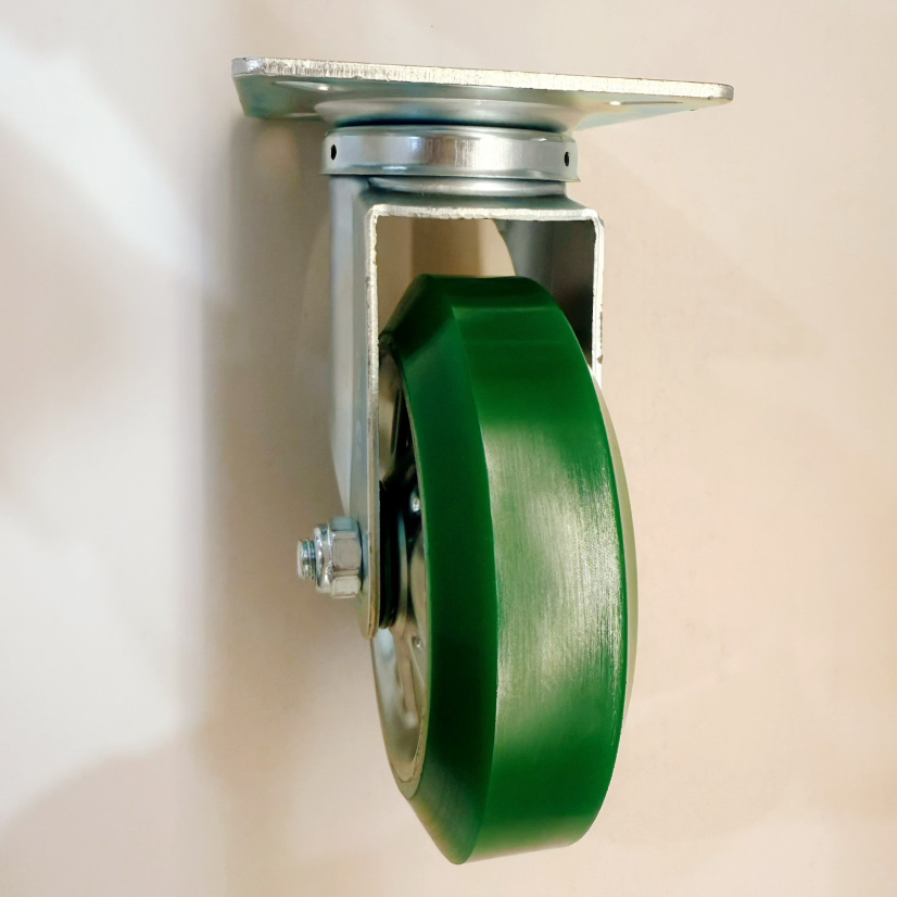 6 Inch Heavy-Duty Sun Core Swivel PU Casters for Trolley Wheel