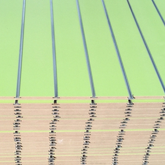 Decorative Wall Panel/Melamine Slot MDF Board/Grooved MDF