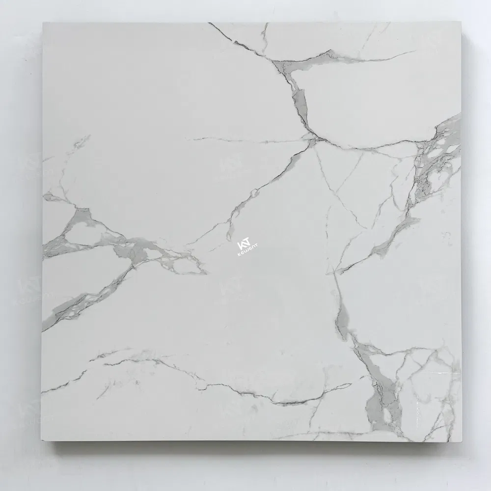 Плитка напольная керамогранит 600x600 мм белая глянцевая