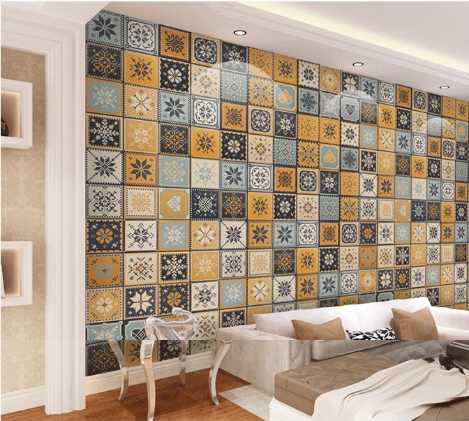 Exquisite Handmade Porcelain Tile Moroccan Encaustic Ceramic Flooring Tiles for Wall and Floor Decoration