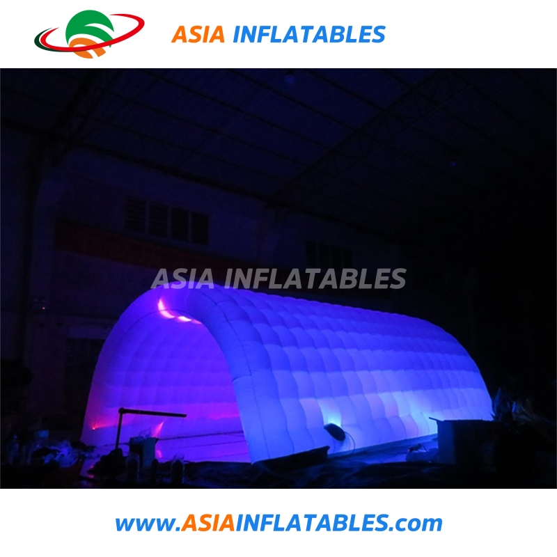 Giant Inflatable Tunnel for Wedding Party Use, Inflatable Event Tunnel with Lights