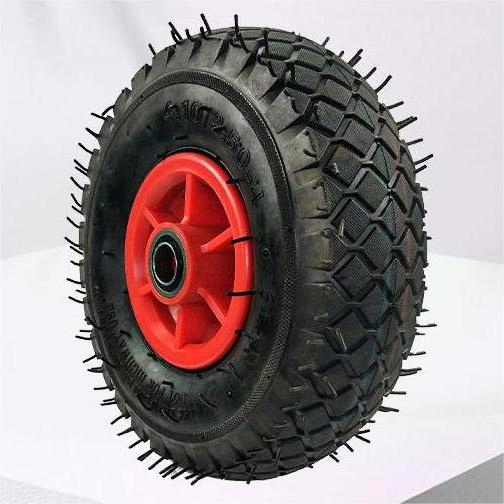 ODM OEM Qingdao Factory Price Flat Free Cart Hand Truck Trolley Wheel 3.00-4 PU Foam Wheel