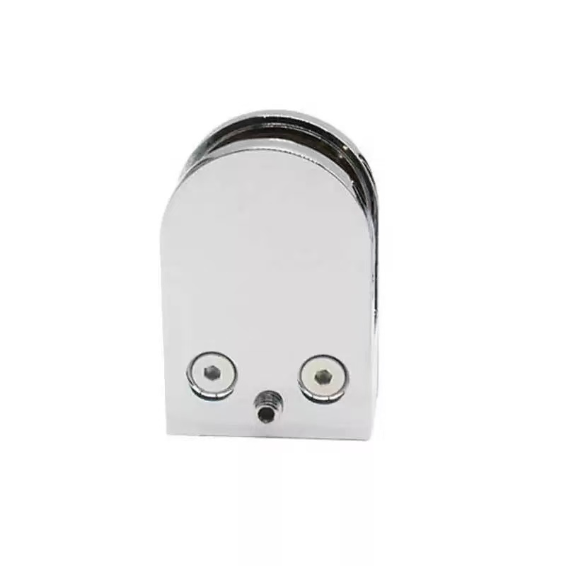 High Quality Zinc Alloy 8-12 mm Adjustable D Shape Stainless Steel Glass Clip