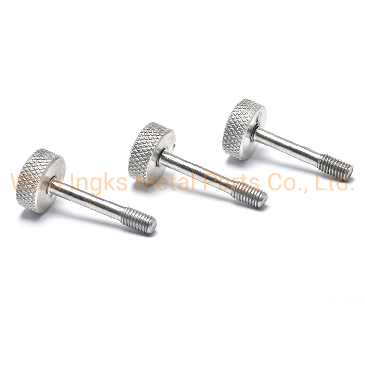 Antiskid Diamond Knurled Low Cylinder Head Inox A2 A4 Captive Screws