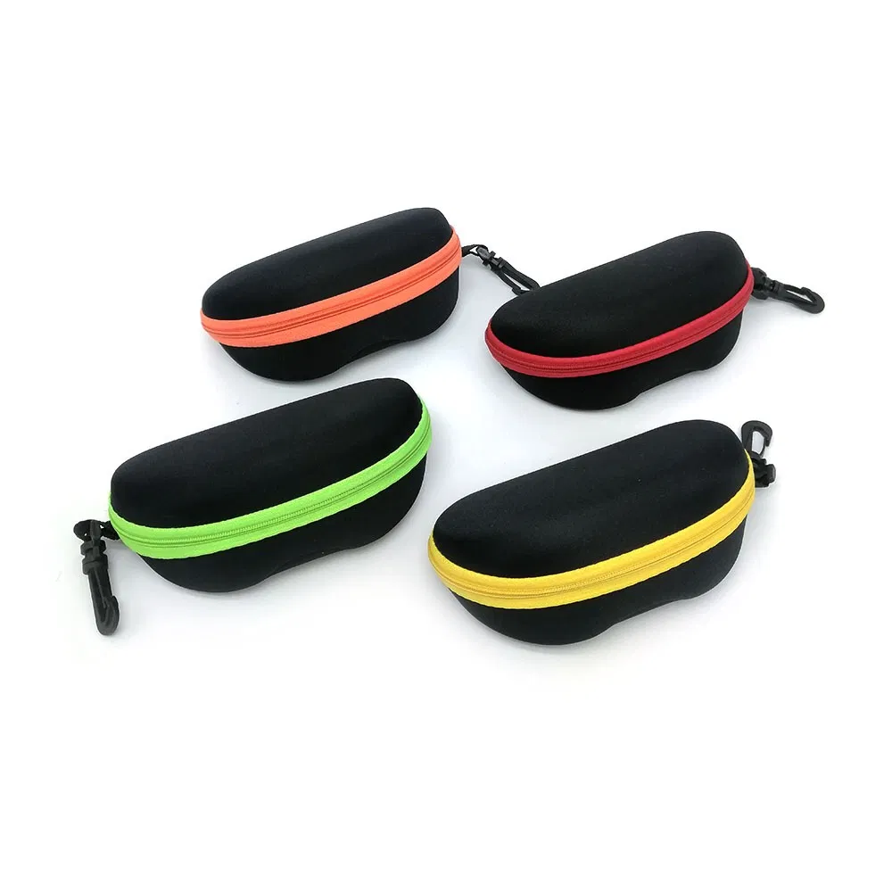 Wholesale Custom Logo Zipper Large Space Color Sunglasses Case EVA Glasses Case