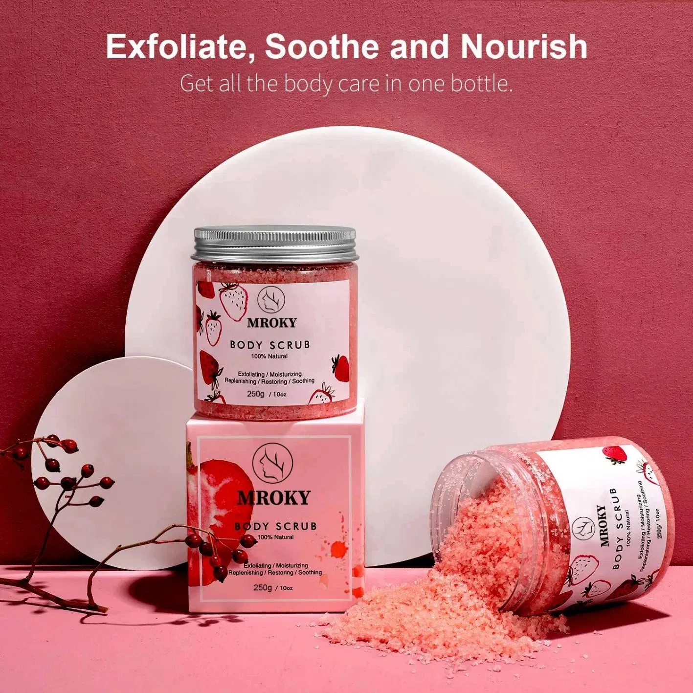 Help Moisturize Skin Himalayan Salt Body Scrub