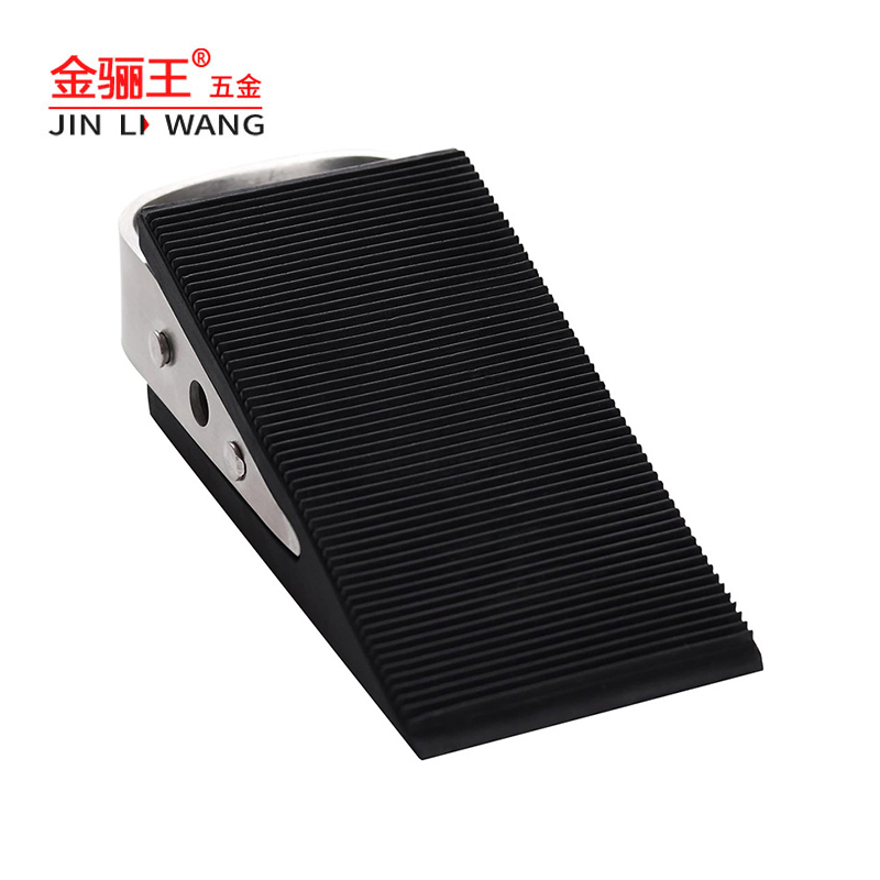 Door Accessories Portable Door Plug Black Rubber Anti-Slip Door Stopper