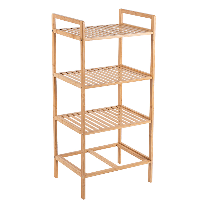 Customized Multi Functional Bamboo Storage Rack Bamboo Flower Rack