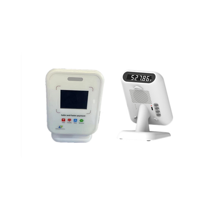 Wireless Barcode Scanner Payment Device Voice Speaker Sound Box with Qr Code for Digital Payment