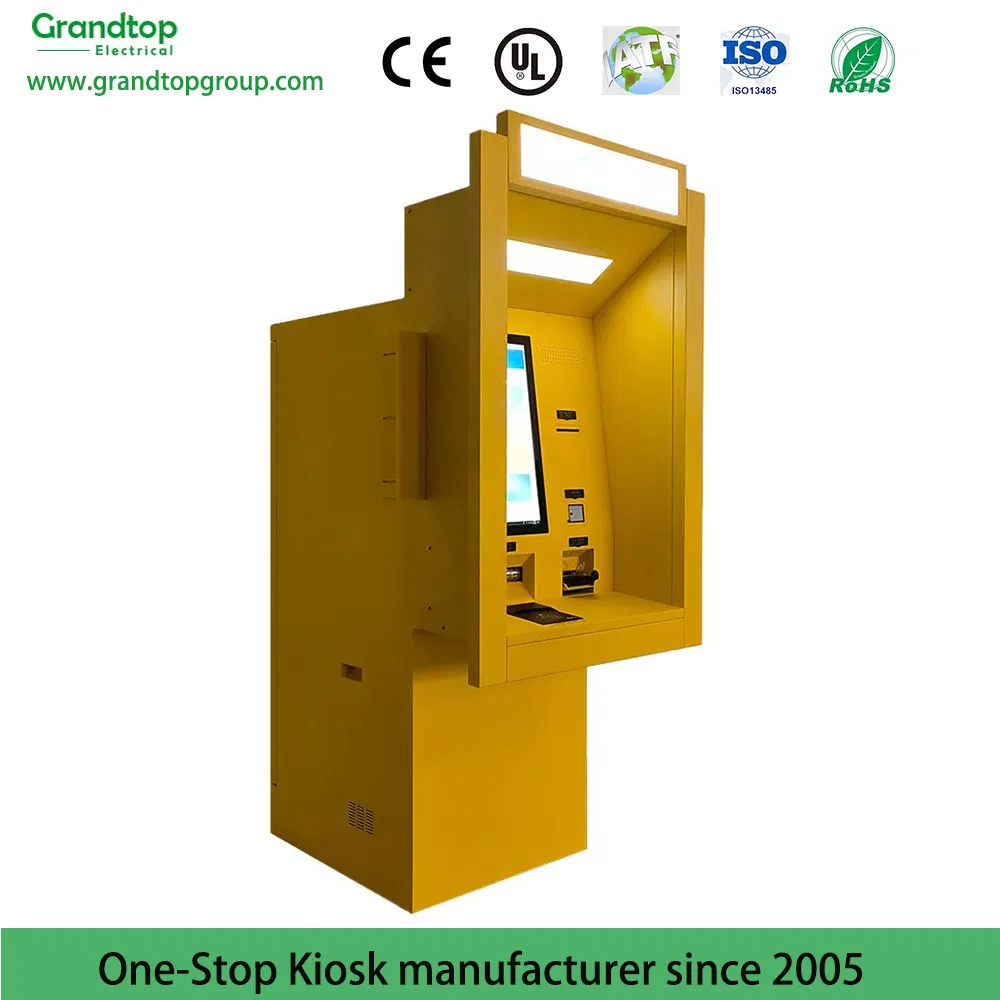 Customized Bank ATM Kiosk Water Resistant Cash Deposit ATM Machines