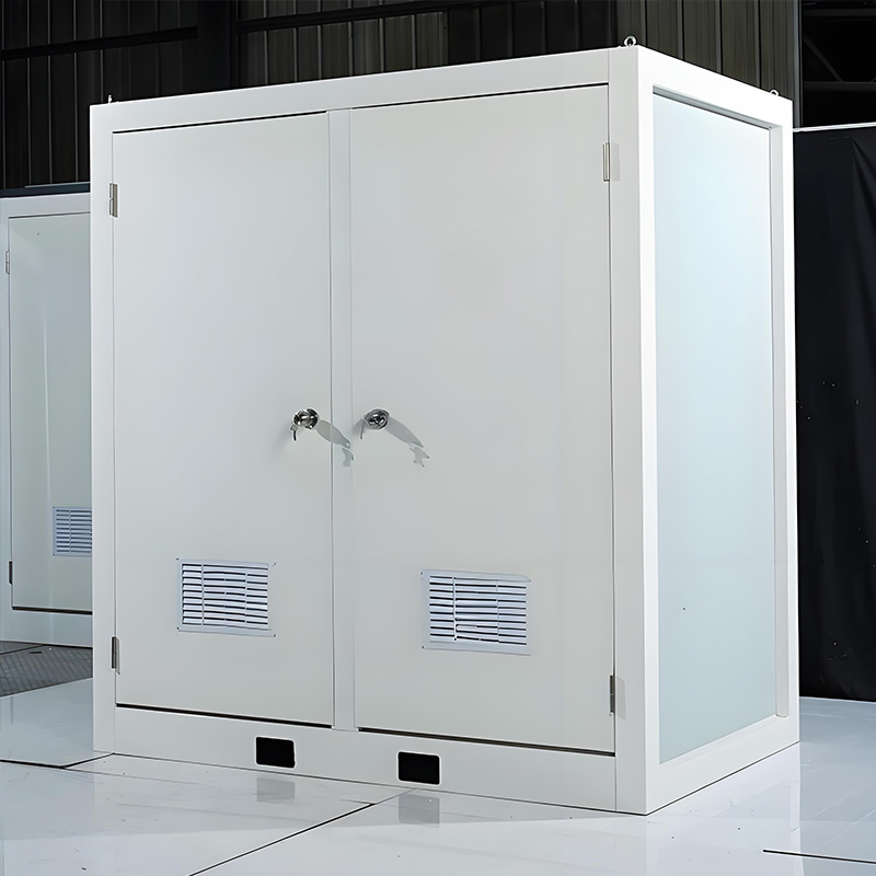 Demountable Prefab Toilet: Transport in Parts, Assemble Without Welding