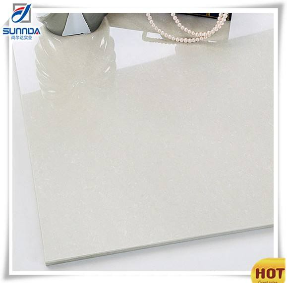 Polished Porcelain Floor Wall Vitrified Tiles Porcelanto Glossy Finished Hotel House Villa White Lvory Black Double Loading Tiles