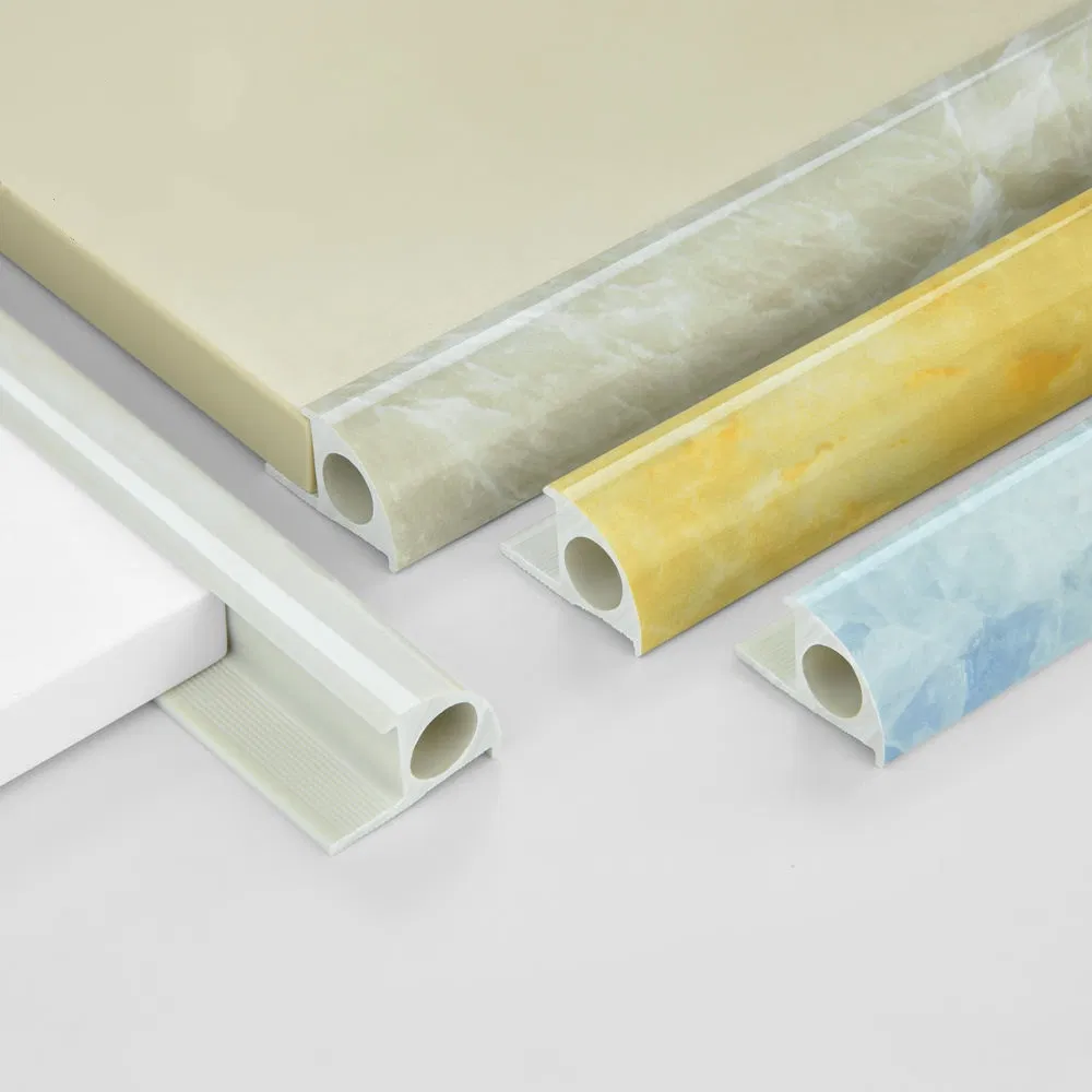 PVC Tile Trim Corner Round Trim for Marble Edge Decoration Decorative Corner Bathroom Tile Trim