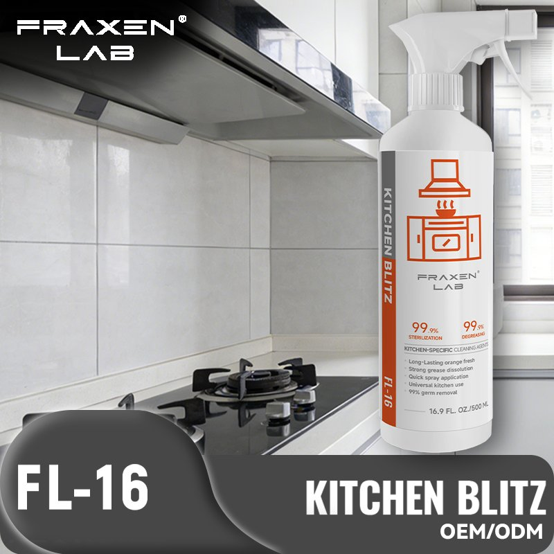 OEM Kitchen Cleaner Factory Supply Direct Manufacturer Low MOQ Household Degreaser Cleaner Spray