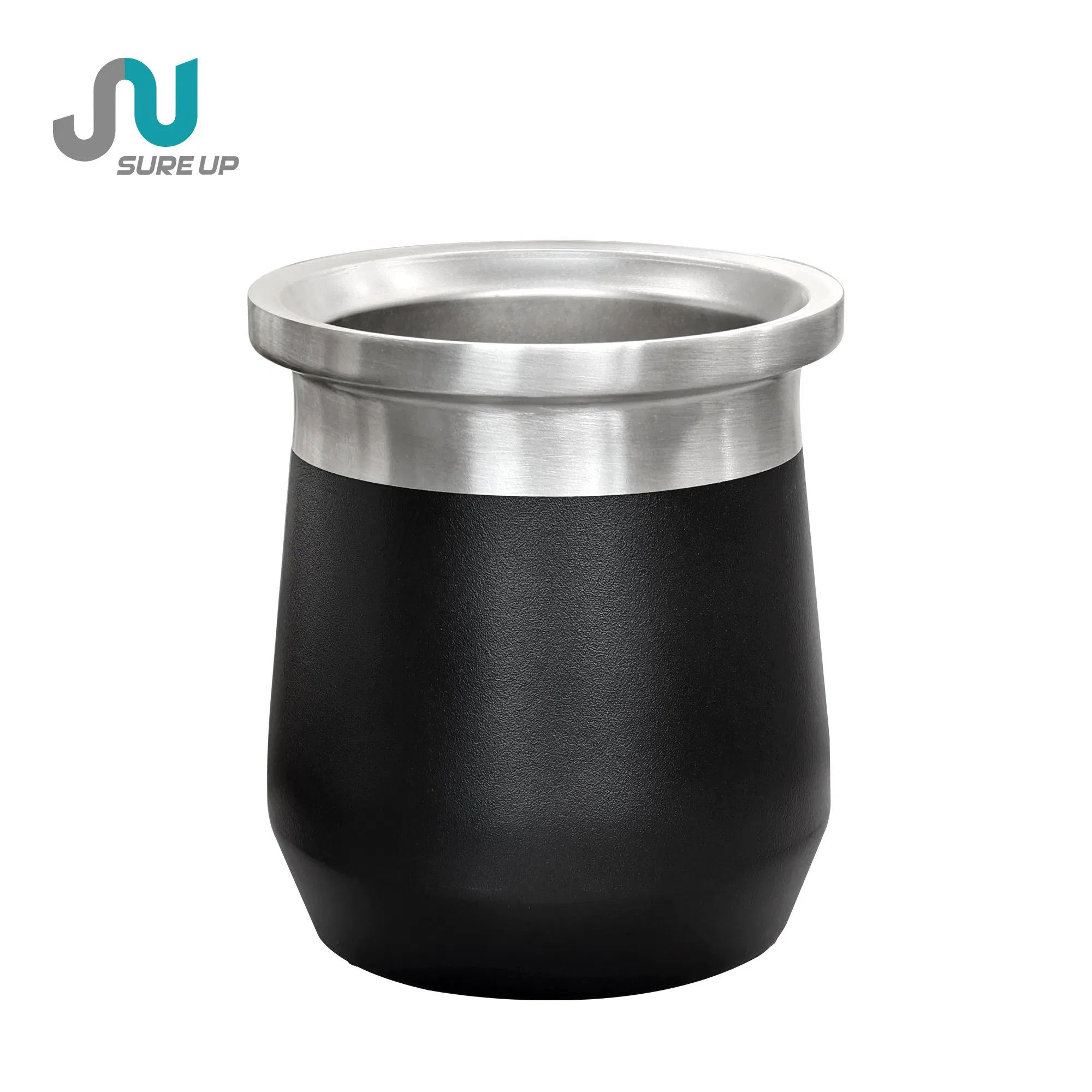 Double Wall Stainless Steel Yerba Mate Cup 200ml Retro Modern Design