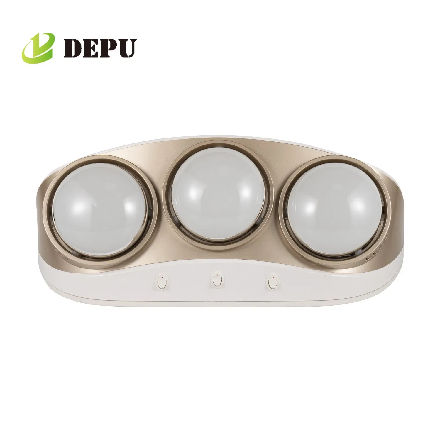 Three Bulb Safe Energy Efficient Fast Heating Modern Electric Bathroom Heater