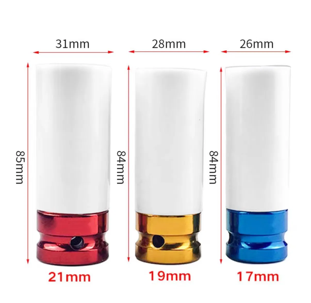 Набор ударных головок 5 шт, 1/2 дюйма, профессиональный