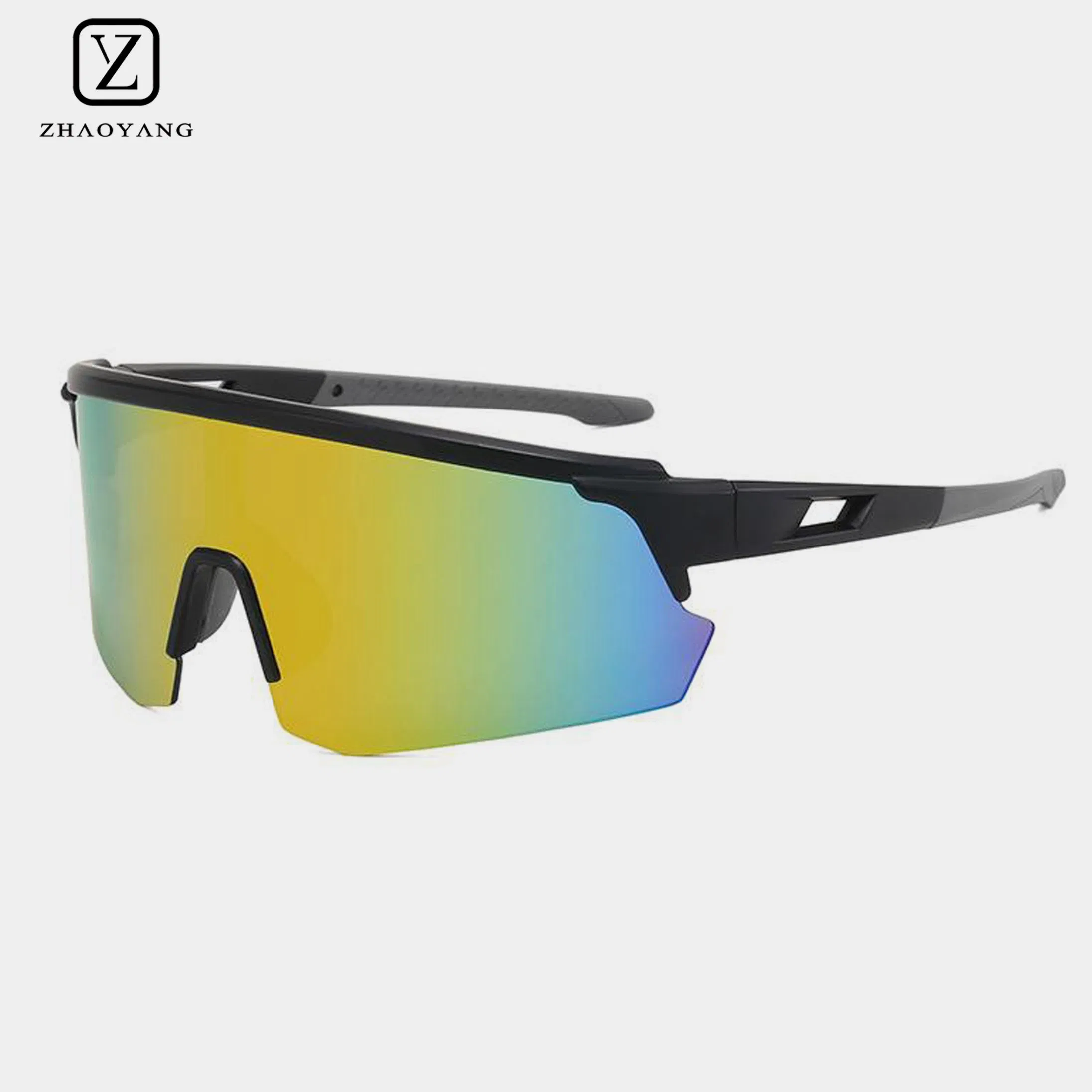 High Quality PC Polarized Sports Sunglasses with Scratch-Resistant UV400 Lens