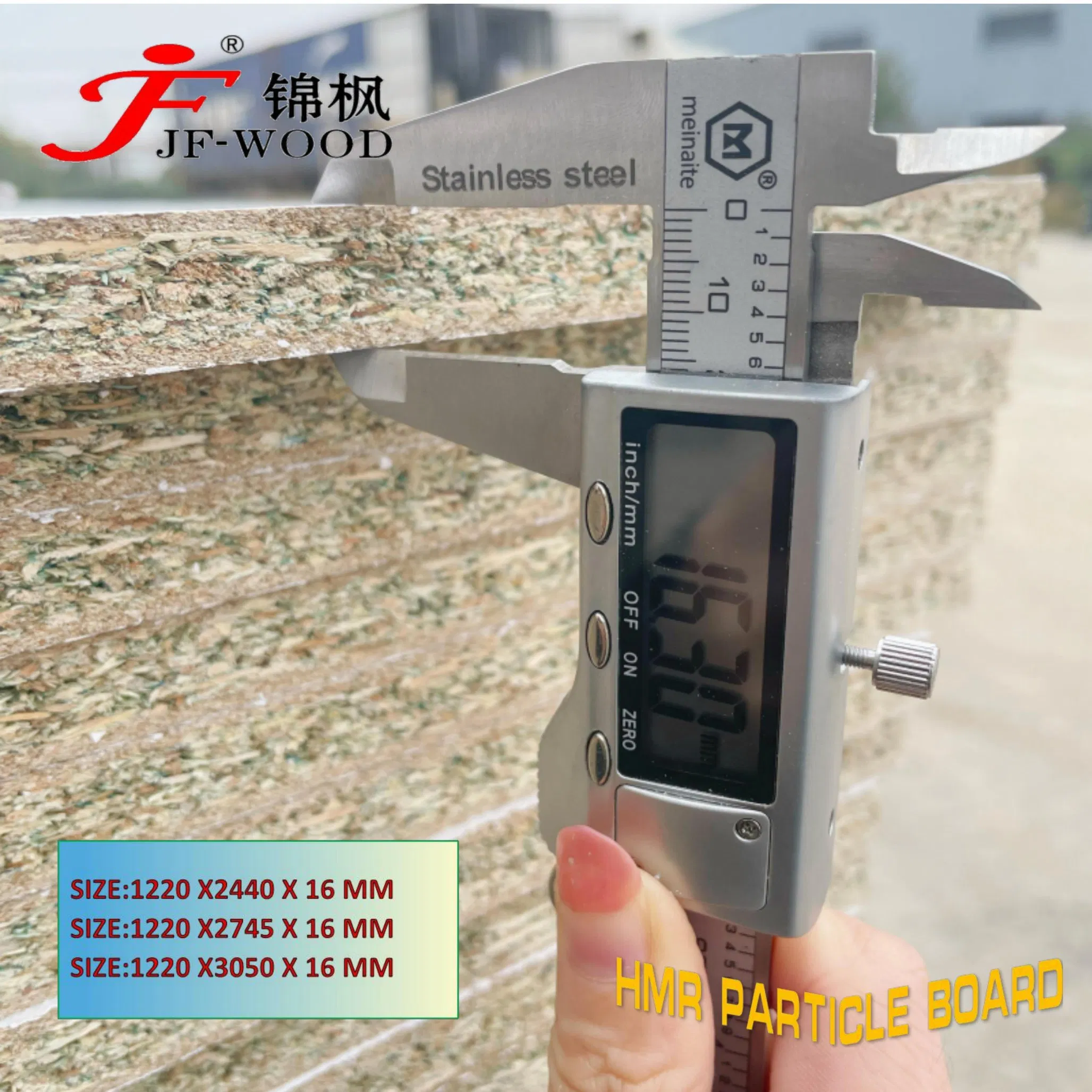 4*8FT 4*9FT 4*10FT OSB Lsb Pb Hmr Green Color Particle Board Chipboard Melamine Face Particleboard