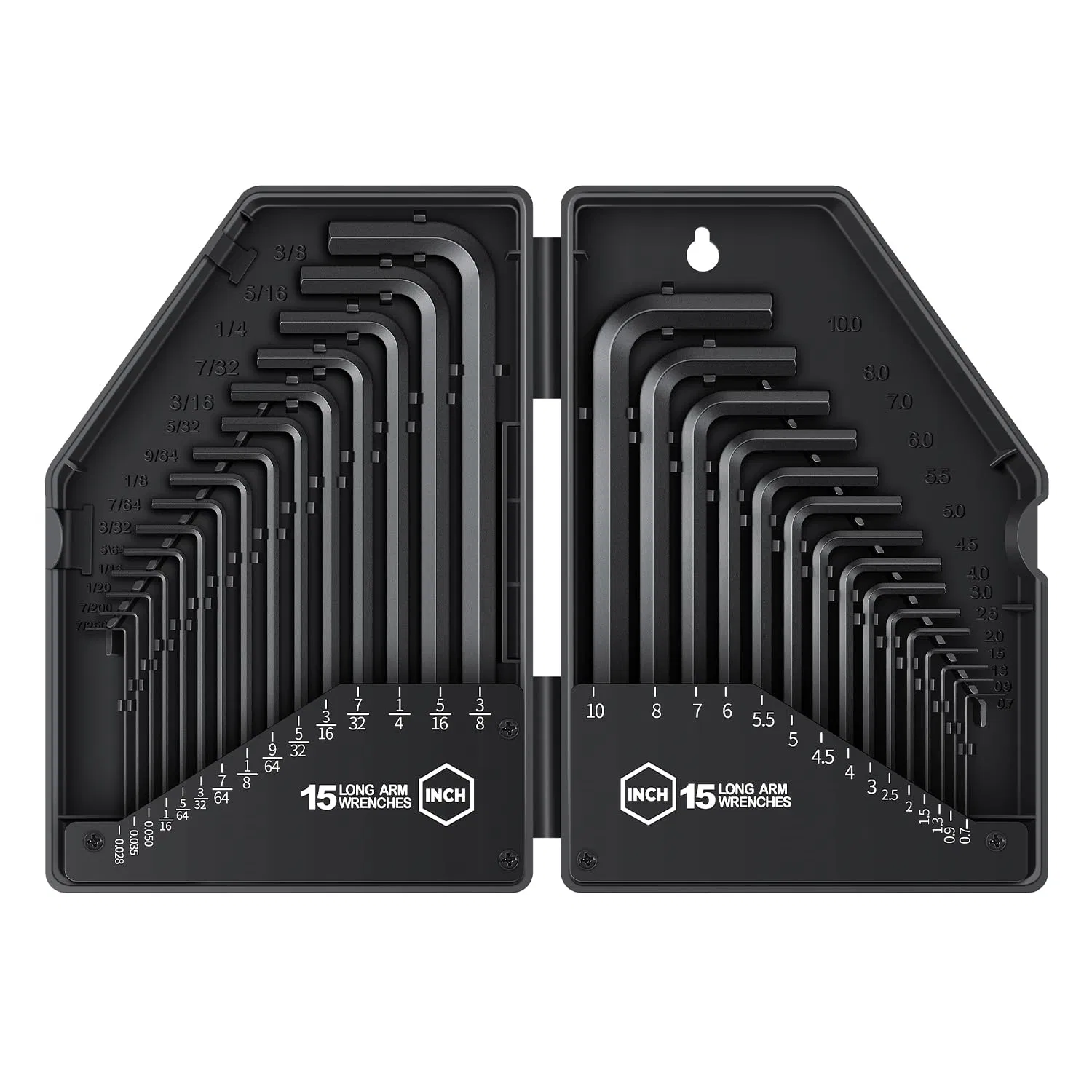 Hex Head Key Allen Wrench Tool Set Organizer Kit Alloy Steel