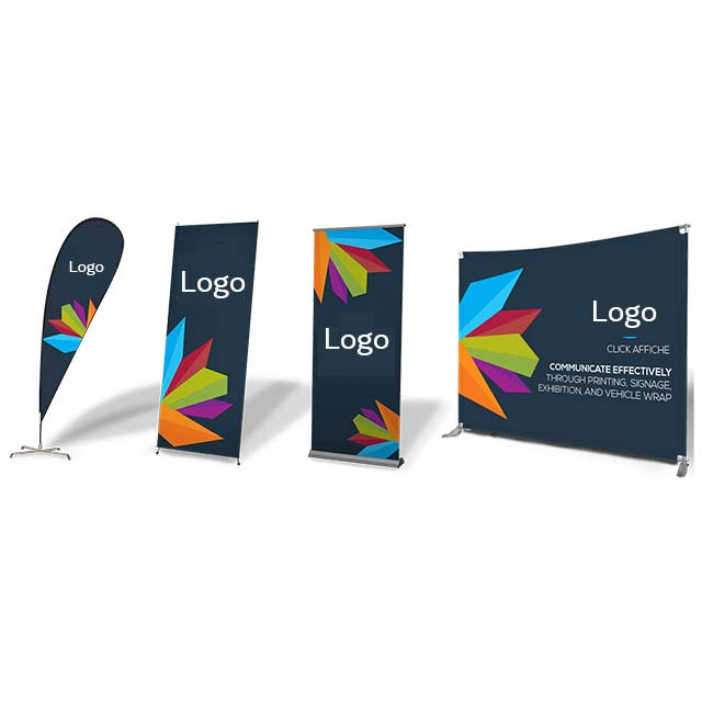 Customized Retractable Quality High European Adjustable Standard Stand Display X Banner