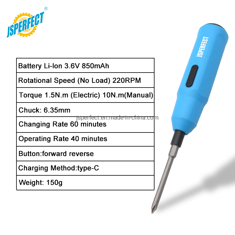 Мини-шуруповерт Jsperfect 3.6V, беспроводной