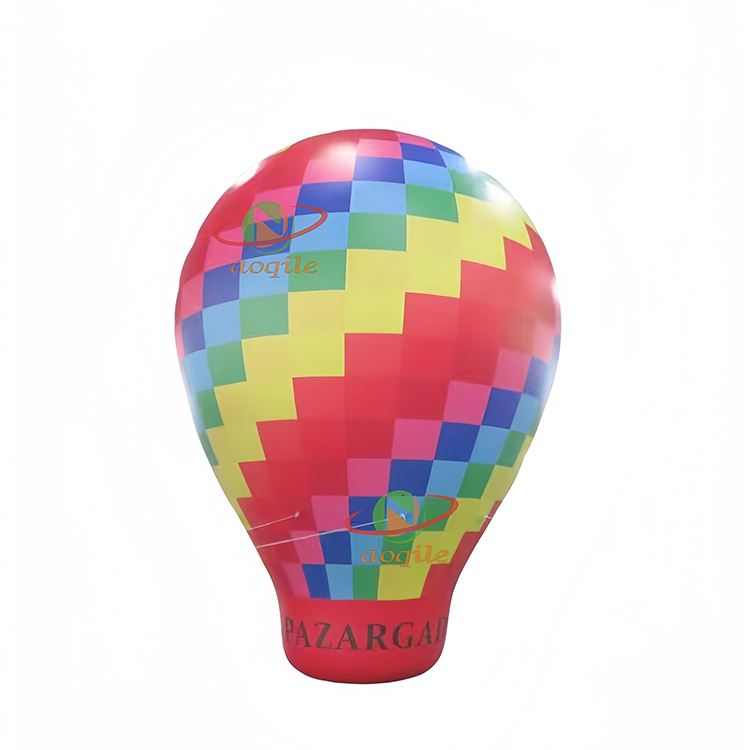 Festive Hot Air Balloon Inflatable Decoration Large Colorful Inflatable Hot Air Balloon Advertising Model