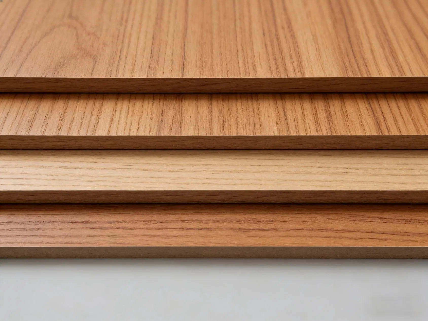 Decorative Laminated MDF Board with Wood Grain Finish for Cabinets & Wardrobe