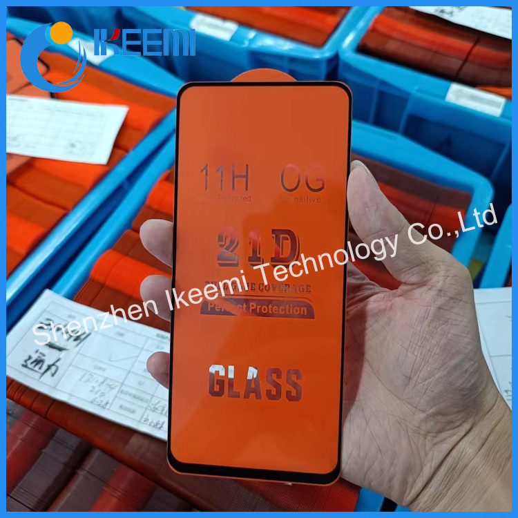 Защитное стекло 9H 21D для iPhone 7-16, антицарапины
