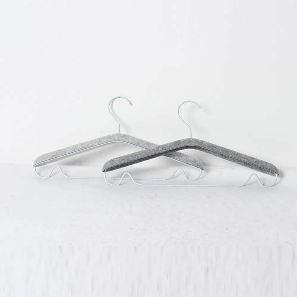 Hot Selling Thermoforming Pet Customized Color Size Non Woven Kids Hanger for Closet Wardrobe