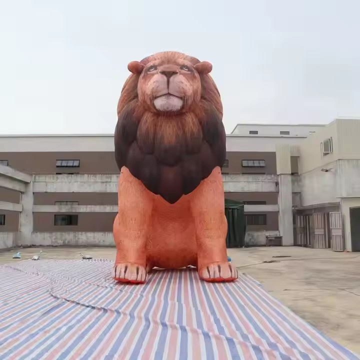 Boyi Custom Advertising Inflatables Giant Inflatable Lion Inflatable Jungle Lion