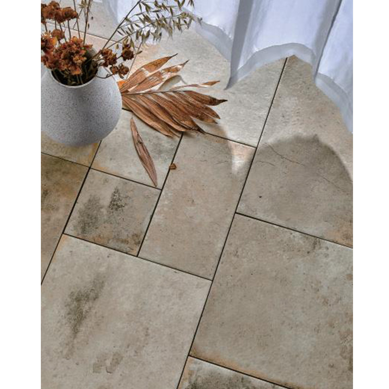 French Antique Tiles Indoor Rustic Plank Wall Glaze Floor Tile Ceramic