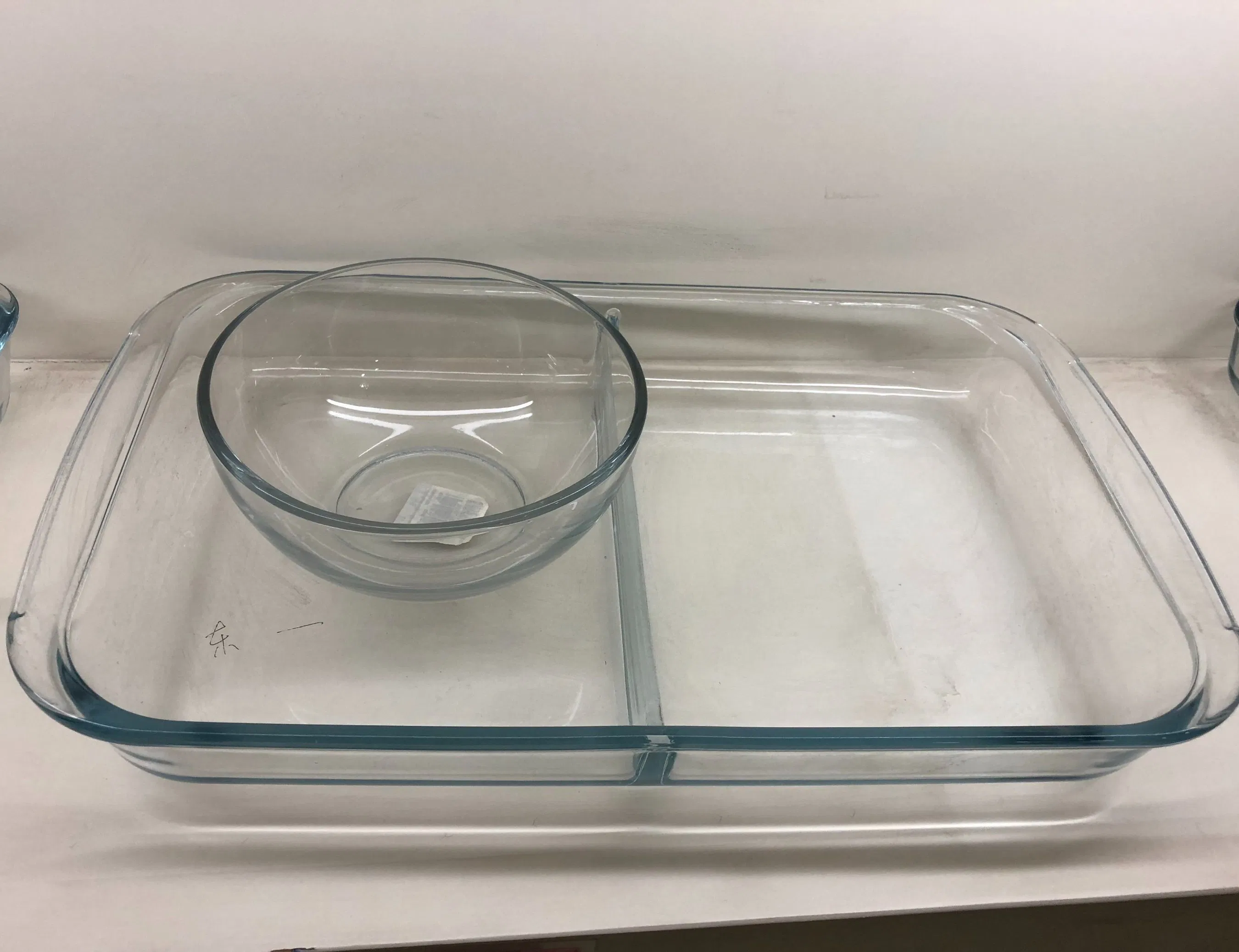 Heat Resistant Glass Roaster Baking Dish