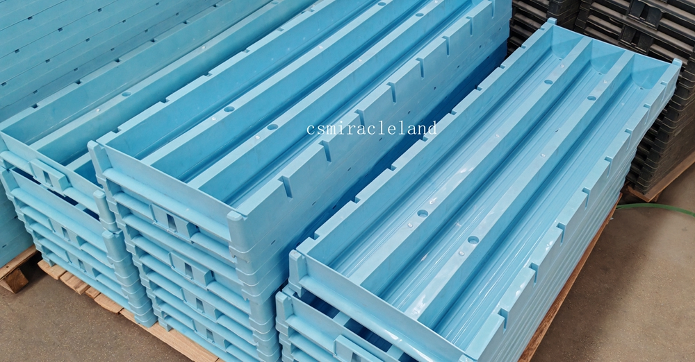 Blue Composite Plastic Material Core Trays